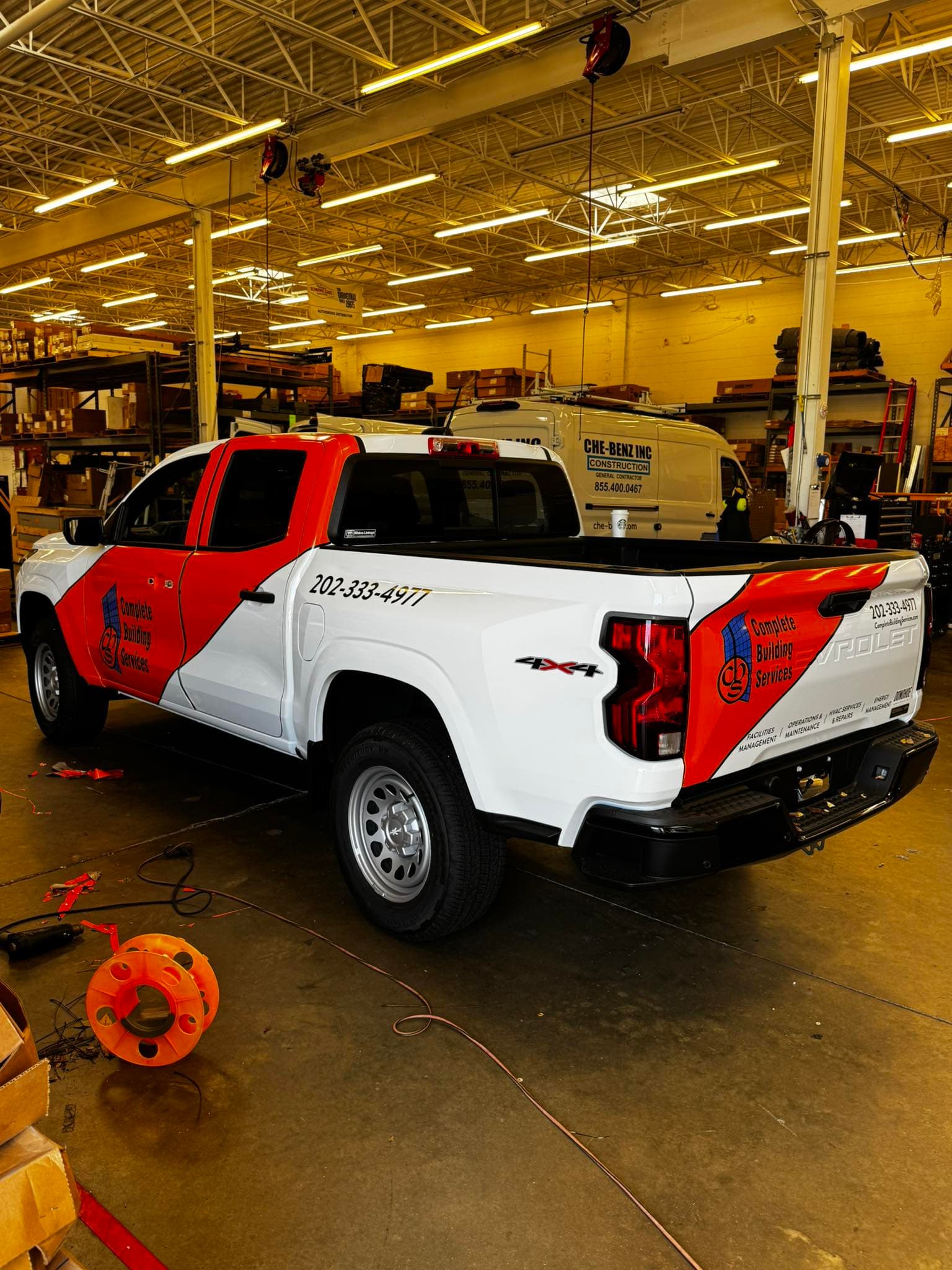 Commercial project: work truck — custom wrap